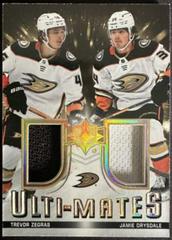 Trevor Zegras, Jamie Drysdale #UTM-TJ Hockey Cards 2021 Ultimate Collection Ulti Mates Jersey Prices