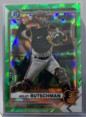 Adley Rutschman [Green] #BDC-31 Baseball Cards 2021 Bowman Draft Sapphire Prices