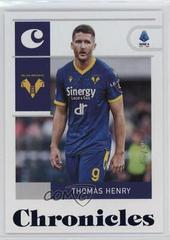 Thomas Henry [Blue] Soccer Cards 2022 Panini Chronicles Serie A Prices