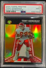 Tony Gonzalez [Gold Refractor] Football Cards 2004 Topps Pristine Prices