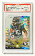 Allen Robinson [Pulsar Refractor] #54 Football Cards 2014 Topps Platinum Rookie Autograph Prices