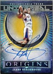 Jerry Stackhouse [Gold] #UA-JST Basketball Cards 2022 Panini Origins Universal Autographs Prices