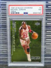 Michael Jordan [Triple] #22 Basketball Cards 1998 Upper Deck Black Diamond Prices