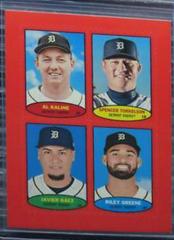 Al Kaline, Spencer Torkelson, Javier Baez, Riley Greene [Red] Baseball Cards 2023 Topps Heritage 1974 Stamps Prices