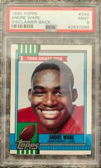Andre Ware [Disclaimer Back] Football Cards 1990 Topps Prices