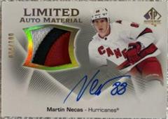 Martin Necas #LAM-MN Hockey Cards 2021 SP Authentic Limited Auto Material Prices