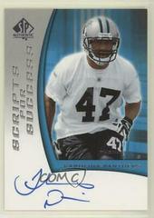 Thomas Davis #SS-TD Football Cards 2005 SP Authentic Scripts for Success Autograph Prices