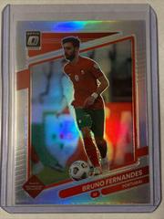Bruno Fernandes [Optic Holo] Soccer Cards 2021 Panini Donruss Road to Qatar Prices