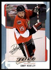 Dany Heatley #204 Hockey Cards 2008 Upper Deck MVP Prices