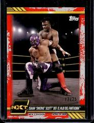 Isaiah 'Swerve' Scott def. El Hijo del Fantasma [Red] #16 Wrestling Cards 2021 Topps WWE NXT Prices