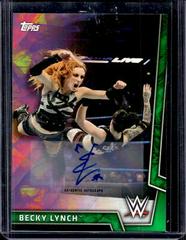 Becky Lynch [Green Autograph] #5 Wrestling Cards 2018 Topps WWE Women's Division Prices