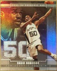 David Robinson #30 Basketball Cards 2003 Fleer Showcase Prices