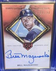 Bill Mazeroski [Rose Gold] Baseball Cards 2023 Topps Gilded Collection Gold Framed Hall of Famers Autographs Prices