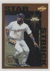 Tony Gwynn [Series 2 Artist's Proof] Baseball Cards 1996 Score Dugout Collection Prices