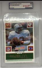 Dan Marino [Green] #13 Football Cards 1986 McDonald's All Stars Prices