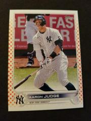 Aaron Judge [Orange Star] Baseball Cards 2022 Topps Prices