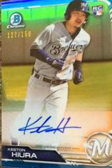 Keston Hiura [Blue Refractor] #CRA-KH Baseball Cards 2019 Bowman Chrome Rookie Autographs Prices