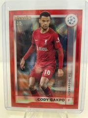 Cody Gakpo [Red Wave] #84 Soccer Cards 2022 Topps Merlin Chrome UEFA Club Competitions Prices