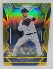 Matt Manning [Holo Gold] #4 Baseball Cards 2022 Panini Chronicles Certified Prices
