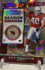 Pat Tillman [Cracked Ice Ticket] #1 Football Cards 2019 Panini Contenders Prices