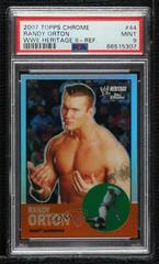 Randy Orton [Refractor] Wrestling Cards 2007 Topps Heritage II Chrome WWE Prices