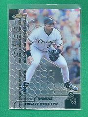 Frank Thomas [Gold Refractor w/ Coating] Baseball Cards 1999 Finest Prices