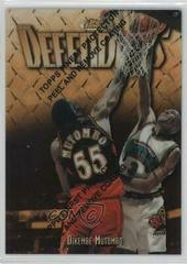 Dikembe Mutombo [Refractor] Basketball Cards 1997 Finest Prices