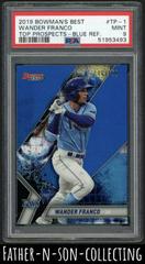 Wander Franco [Blue Refractor] Baseball Cards 2019 Bowman's Best Top Prospects Prices