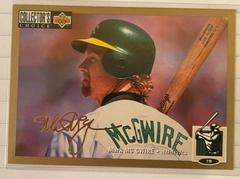 Mark McGwire [Gold Signature] #525 Baseball Cards 1994 Collector's Choice Prices