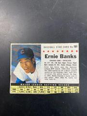 Ernie Banks [Hand Cut] #191 Baseball Cards 1961 Post Cereal Prices