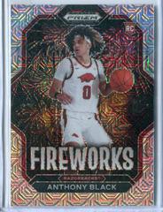 Anthony Black [Mojo] #10 Basketball Cards 2023 Panini Prizm Draft Picks Fireworks Prices