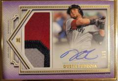 Dustin Pedroia Baseball Cards 2022 Topps Definitive Framed Autograph Patch Collection Prices