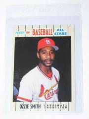 Ozzie Smith #35 Baseball Cards 1990 Fleer Baseball All-Stars Prices