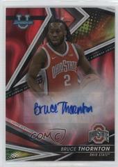 Bruce Thornton [Red Lava] #BOA-BT Basketball Cards 2022 Bowman University Best of Autographs Prices