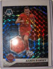 Aaron Ramsey [Genesis] #86 Soccer Cards 2021 Panini Mosaic Road to FIFA World Cup Prices
