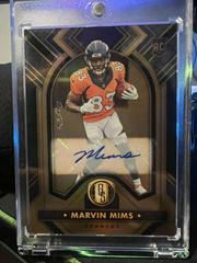 Marvin Mims [Autograph Black] #166 Football Cards 2023 Panini Gold Standard Prices