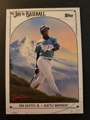 Ken Griffey Jr. [Titanium White] #40 Baseball Cards 2023 Topps X Bob Ross The Joy Of Prices