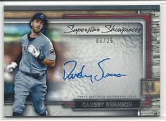 Dansby Swanson #SS-DS Baseball Cards 2023 Topps Museum Collection Superstar Showpieces Autographs Prices