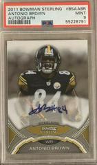 Antonio Brown #BSAABR Football Cards 2011 Bowman Sterling Autograph Prices