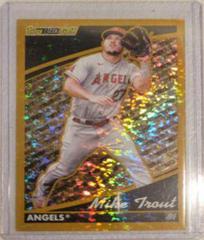 Mike Trout [Gold] #BG-3 Baseball Cards 2022 Topps Update Black Gold Prices