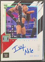 Ivy Nile [Holo Silver] Wrestling Cards 2022 Panini Impeccable WWE Indelible Ink Autographs Prices