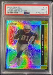 Randy Moss [Gold Refractor] #78 Football Cards 2007 Topps Finest Prices