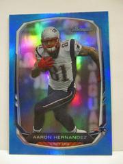 Aaron Hernandez [Rainbow Foil Blue] #49 Football Cards 2013 Bowman Prices