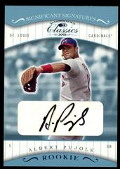 Albert Pujols [Significant Signatures] Baseball Cards 2001 Donruss Classics Prices