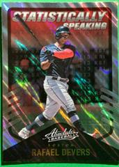 Rafael Devers [Retail Lava] #SS-3 Baseball Cards 2022 Panini Absolute Statistically Speaking Prices