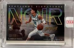 LaMelo Ball [Autograph] Basketball Cards 2020 Panini Noir Prices