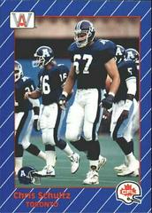 Chris Schultz [French] #96 Football Cards 1991 All World CFL Prices