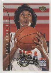 Lisa Leslie [Women's Team Gold Medal] #81 Basketball Cards 1994 Upper Deck USA Basketball Prices