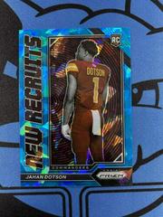 Jahan Dotson [Blue Ice] #NR-9 Football Cards 2022 Panini Prizm New Recruits Prices
