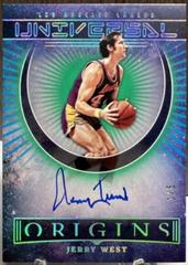 Jerry West [Green] #UA-JWS Basketball Cards 2022 Panini Origins Universal Autographs Prices